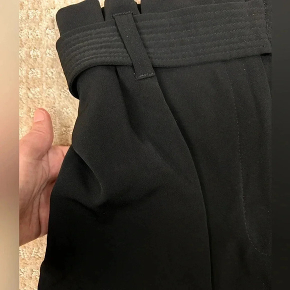 Belle Vere high-waist, wide-leg trousers, ankle pants, belted, loose, pleats - Picture 4 of 6